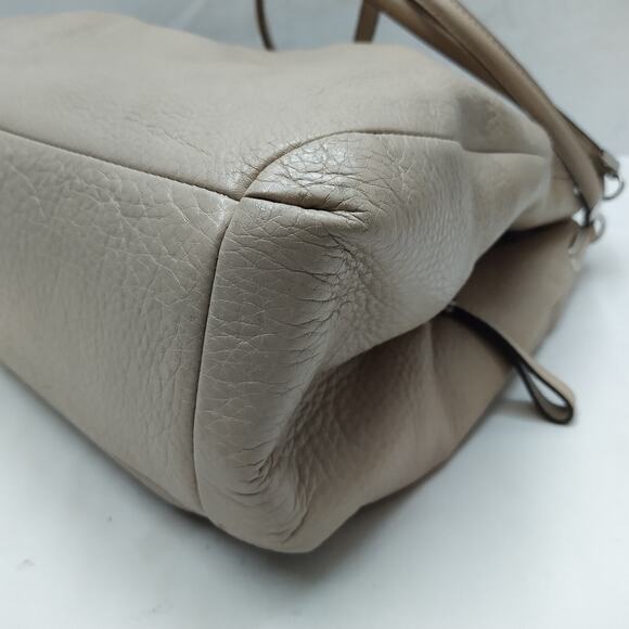 Coach Phoebe Beige Pebbled Leather 3 Compartments Shoulder Bag - Picture 16 of 16